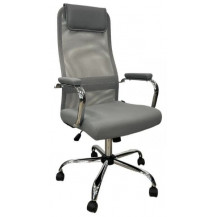 Кресло SitUp ALFA chrome (сетка Grey/ткань Grey) Кресло SitUp ALFA chrome (сетка Grey/ткань Grey)
