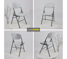 Стул складной AksHome 47*50*84 белый