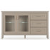Тумба Classic KOM2W3S 158*40,5*93 глиняный серый (с подсветкой)