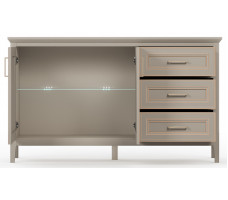 Тумба Classic KOM2W3S 158*40,5*93 глиняный серый (с подсветкой)