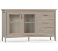 Тумба Classic KOM2W3S 158*40,5*93 глиняный серый (с подсветкой)