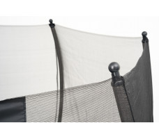 Батут с защитной сеткой Calviano 252 см - 8ft OUTSIDE master smile (смайлы)