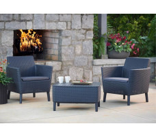 Набор садовой мебели Salemo Balcony set графит