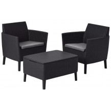 Набор садовой мебели Salemo Balcony set графит