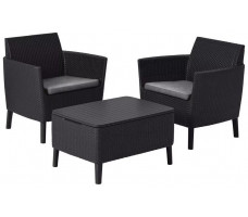 Набор садовой мебели Salemo Balcony set графит