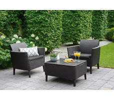 Набор садовой мебели Salemo Balcony set графит