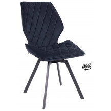Стул поворотный Rafael M-R 360 d24 BLACK LUX/черный