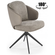 Стул поворотный Halmar K554 серый/светло-серый/черный Стул поворотный Halmar K554 серый/светло-серый/черный
