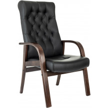 Кресло Бюрократ T-9928 WALNUT-CF Кресло Бюрократ T-9928 WALNUT-CF