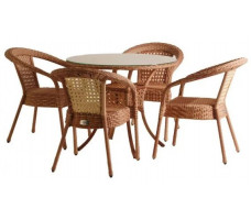 Комплект садовой мебели Aiko Deco 4 с круглым столом