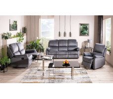 Диван раскладной SIGNAL SPENCER 2 Velvet Bluvel 14 серый