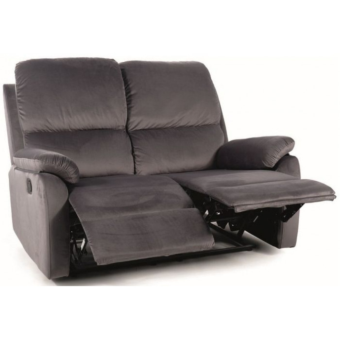 Диван раскладной SIGNAL SPENCER 2 Velvet Bluvel 14 серый