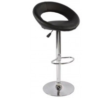 Стул барный SitUp POMONA chrome (экокожа Black)