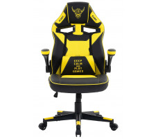 Кресло геймерское FLOKY Asgard Yellow-Black черный/желтый