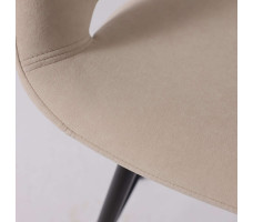 Стул барный BARNY-R 900 b03 cream lux/черный