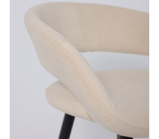 Стул барный BARNY-R 900 b03 cream lux/черный