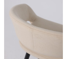 Стул барный BARNY-R 900 b03 cream lux/черный