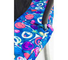 Батут с защитной сеткой Calviano 252 см - 8ft Inside master smile (смайлы)