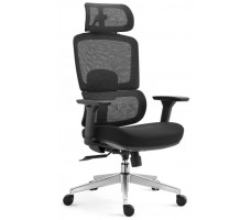 Кресло SitUp GARFILD (Гарфилд) Chrome (сетка Black/ткань Black)
