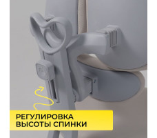 Кресло AksHome LEO (Лео) ткань серый