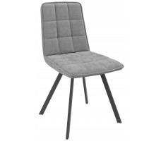 Стул Rom D b22 grey lux/черный