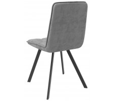 Стул Rom D b22 grey lux/черный