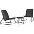 Набор уличной мебели (2 кресла, столик) Rio Patio set графит
