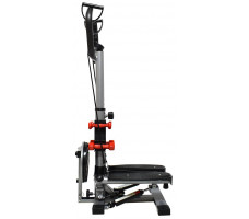 Степпер со стойкой Atlas Sport  AS-310 Black поворотный с эспандером и ковриком