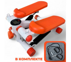 Степпер Atlas Sport AS-504 (white+orange) с эспандерами