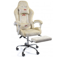 Вибромассажное кресло Calviano Amarone Beige plush ткань бежевый