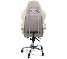 Вибромассажное кресло Calviano Amarone Beige plush ткань бежевый