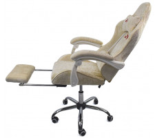Вибромассажное кресло Calviano Amarone Beige plush ткань бежевый