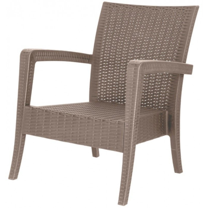 Стул садовый RATTAN OlaDom серый