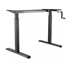 Стол с регулируемой высотой Manual Desk Black 136*80*3,6 см