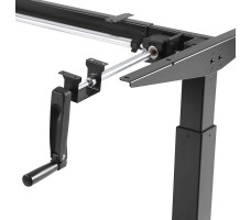 Стол с регулируемой высотой Manual Desk Black 136*80*3,6 см