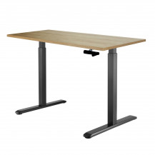 Стол с регулируемой высотой Manual Desk Black 136*80*3,6 см Стол с регулируемой высотой Manual Desk Black 136*80*3,6 см