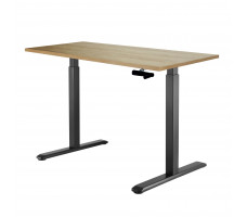 Стол с регулируемой высотой Manual Desk Black 136*80*3,6 см