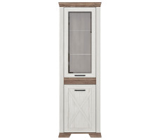 Шкаф Marselle REG1W1DL 66.5*45.5*210.5 ясень снежный/дуб сонома темный