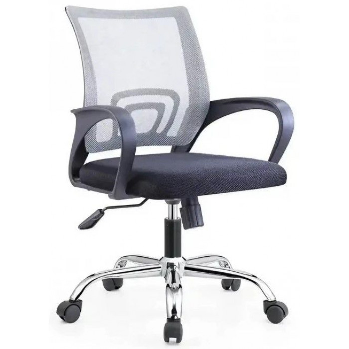Кресло SitUp MIX 696 chrome (сетка Light Grey/Black)