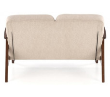 Диван Halmar MILANO 2S tap. Castel 15 бежевый/орех