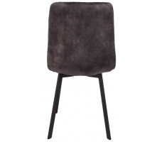 Стул AksHome VERMONT VINTAGE винтажный серый велюр UF912-6/черный