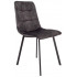 Стул AksHome VERMONT VINTAGE винтажный серый велюр UF912-6/черный