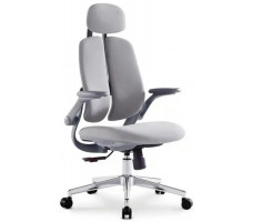 Кресло SitUp KWIN Grey chrome (ткань Grey/Grey)