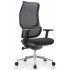 Кресло SitUp SAKURA BLACK chrome (сетка Black/ Black)