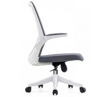 Кресло SitUp AMELIA B PL White (сетка Gray/ткань Gray)
