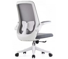 Кресло SitUp AMELIA B PL White (сетка Gray/ткань Gray)