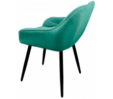 Стул Гальваник Генуя Catania Aquamarine / черный