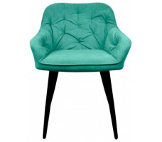 Стул Гальваник Генуя Catania Aquamarine / черный