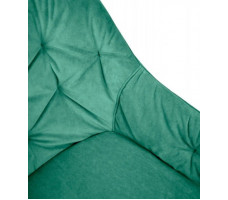 Стул Гальваник Генуя Catania Aquamarine / черный