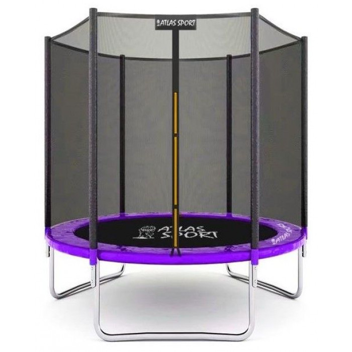 Батут Atlas Sport 140 см (4.5ft) без лестницы фиолетовый